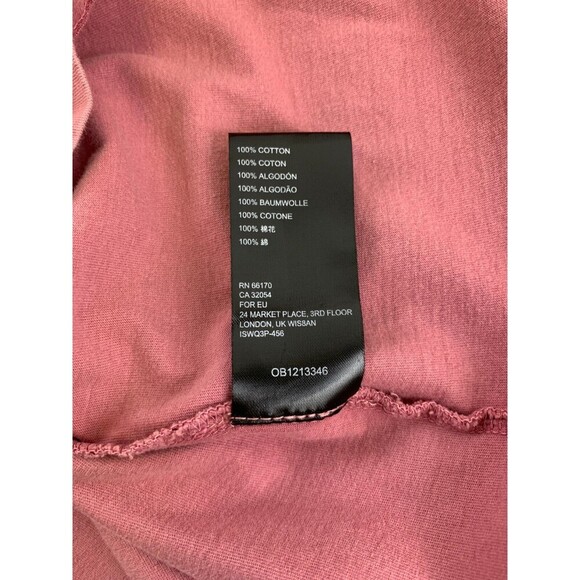 Free People Brooke Tunic Tank Top Pink Cotton Scoop Button OB1213346 Womens XS - Picture 11 of 12